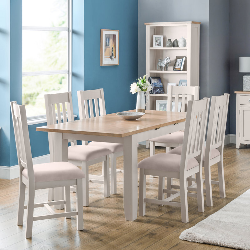 Port Mahon Extendable Dining Table, Oak/Elephant Grey