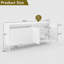 Buffet avec DEL et station de charge-614251418