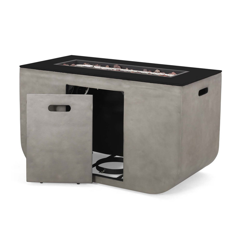 40" Rectangle Mgo Fire Pit-50 000 Btu