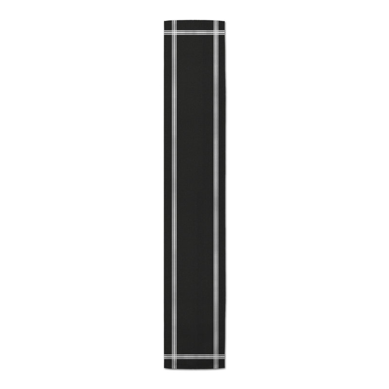 Choteau Table Runner, 90" x 16", Black