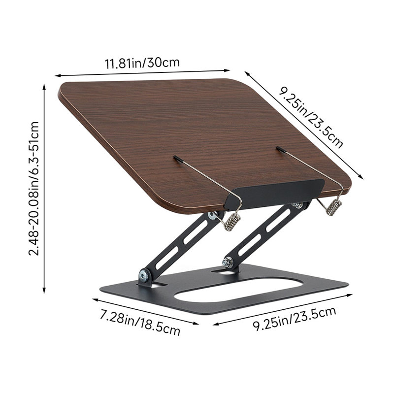 Inbox Zero 51cm H Book Stand