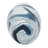 Hand-Blown Glass Vase with Elegant Swirl Design-89107417