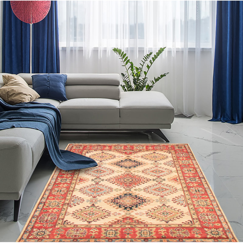 Tapis ivoire Finest Ghazni 5 pi 1 po x 7 pi 2 po