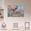 Ensemble de 3 panneaux muraux - Jeff Hoff «After the Storm Pronghorn», art mural sur toile pour le salon, la chambre à coucher ou le bureau 