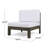 30.3'' Wide Wood Patio Sofa with Cushions-751986655