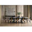 Bordeaux Oval Glass Dining Table