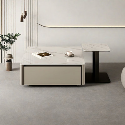 Square SLATE coffee table