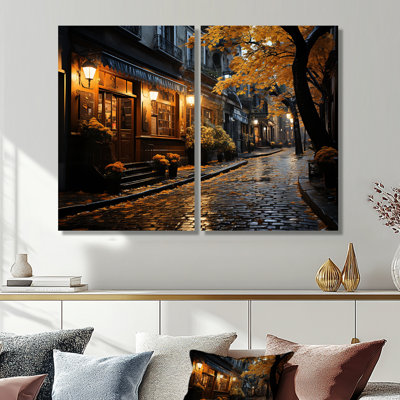 France Charming Montmartre - Traditional Canvas Prints 2-Panels