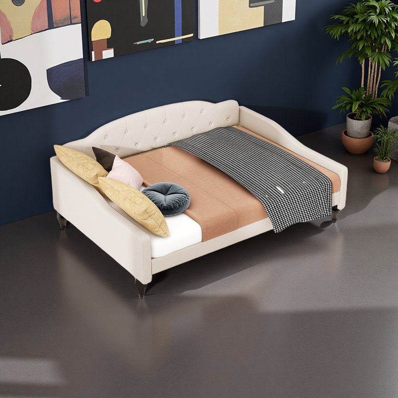 Full Size Upholstered Tufted Daybed