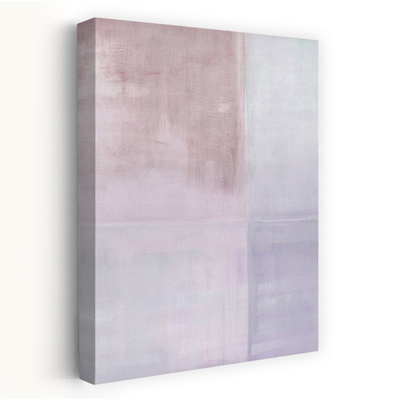 Art contemporain contemporain abstrait, Rose, H 60 po x l 40 po