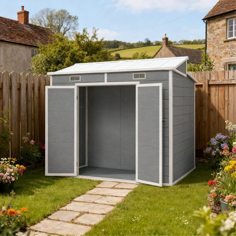 Backyard Shed with Floor for Backyard Patio Lawn