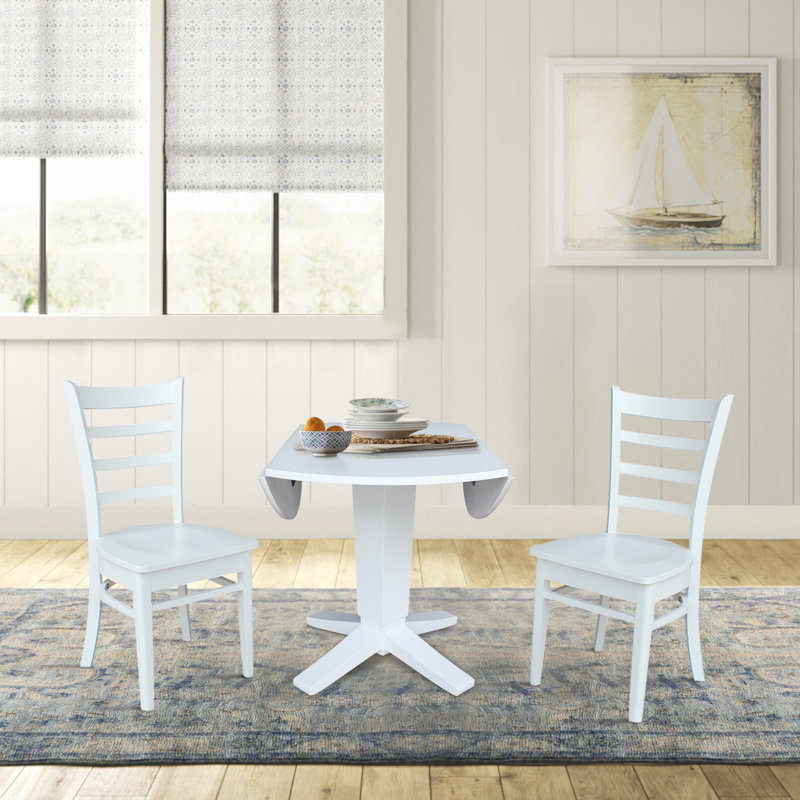 Ensemble de salle à manger Plumbank, 3, Blanc