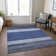 Machine Washable Indoor/Outdoor Claudian ACN1624 Navy Rug
