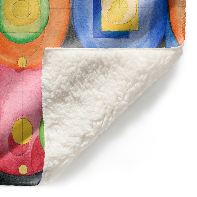 Couverture à sherpae 13 doux, l 51 po x L 60 po