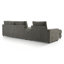 Canapé modulaire en chenille modulaire en U de 118 po à 6 places avec méridienne, repose-pieds et console de chargement Everett-132758590