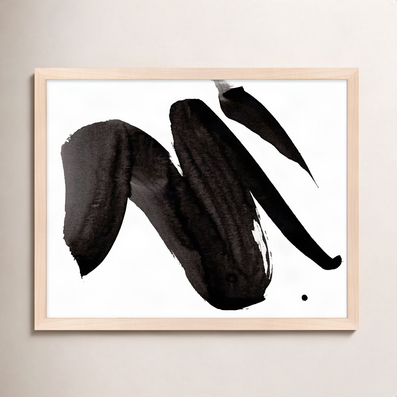 Dancers 2 Painting by Jacques Pilon, 40" H x 50" W x 1.25" D, Maple Framed
