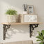 Wall Shelf Brackets Steel Metal Shelf Supports Mounts Outdoor Brackets-189885824-189885852