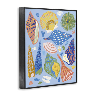  «Summer Fun Seashells», estampe numérique par Arrolynn Weiderhold