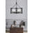 6 - Light Dimmable Lantern Drum Chandelier