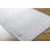 Jelisia Oriental Machine Woven Polypropylene Area Rug in Gray