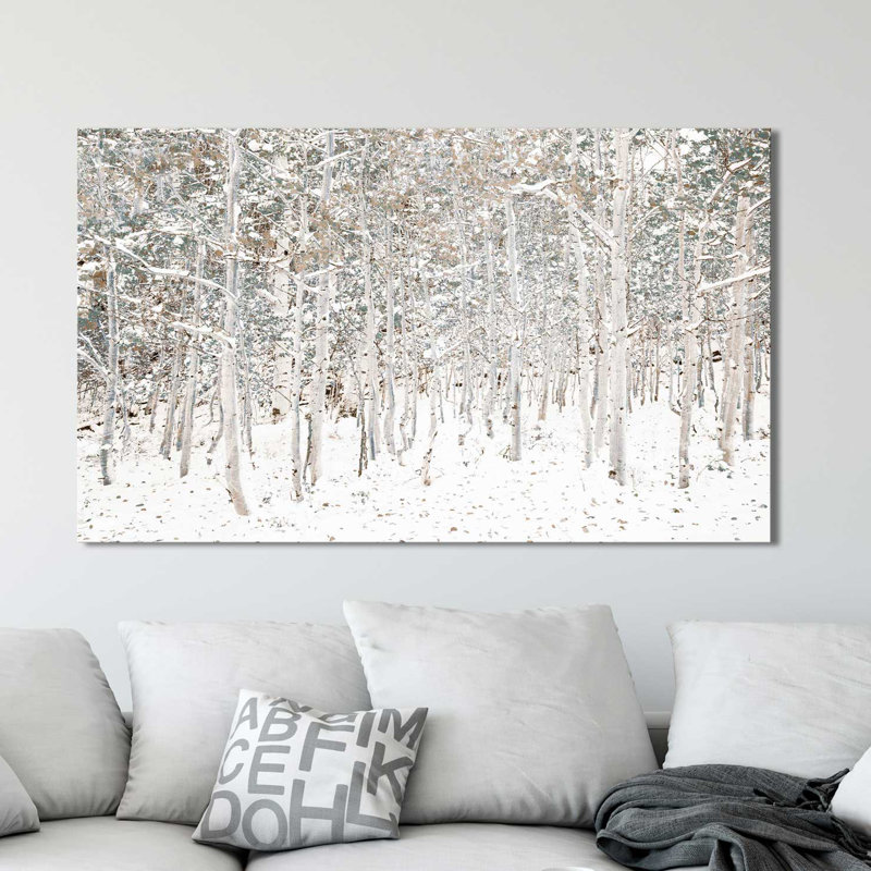 " White Snow Wonderland ", 28" H x 48" W x 1.5" D