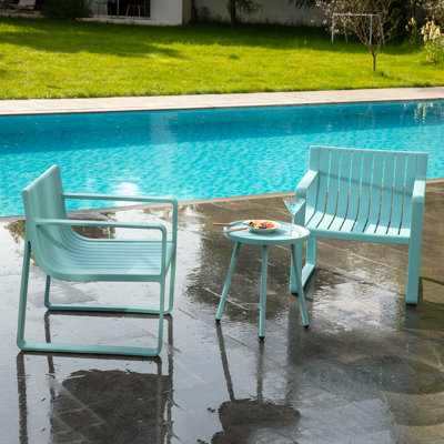 Werph 2 Person Patio Furniture Set, Outdoor Furniture Patio Table and Chairs Set by werph