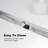 24" Linear Shower Drain With Bar Pattern Grate-119691813