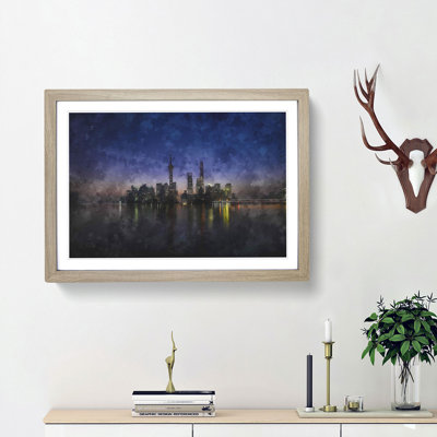 Evening Reflections of Shanghai - Picture Frame Graphic Art Print