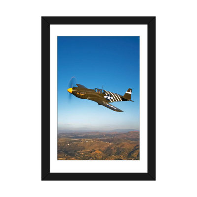 " A P-51A Mustang In Flight I " by Scott Germain