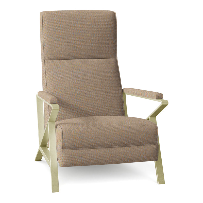 Infinity 28.25" Wide Manual Standard Recliner, Brushed Brass, Perigold Play Camel