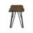 Maelia Dining Bench in Brown and Black