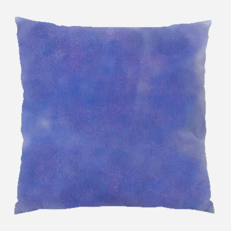 Coussin décoratif aquarelle Peay, Microsuède, Intérieur