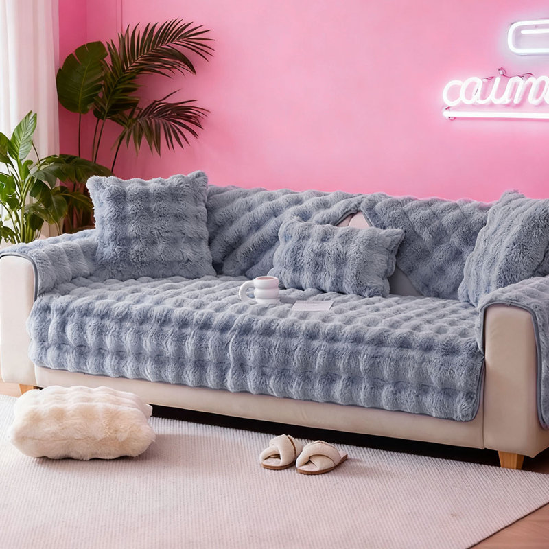 Sofa Slipcover, Light Grey