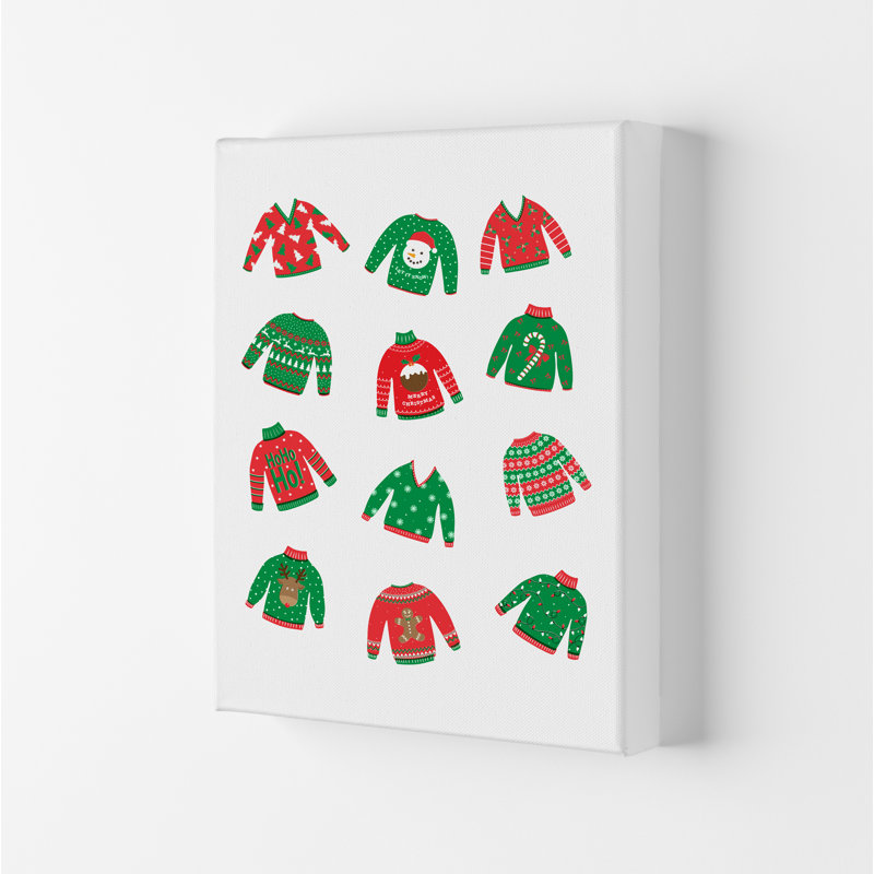 Christmas Jumpers - Print, No Framed, 59cm H x 42cm W x 1cm D