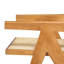 Chaise de salle à manger avec accoudoirs Chandigarh (ensemble de 2), naturel-1545515170
