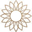 Médaillon de plafond en bois Daisy-59356295-59356315