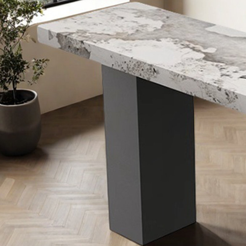 Home open light luxury bar table, Golden, 39.3"H x 70.8"L x 17.7"W