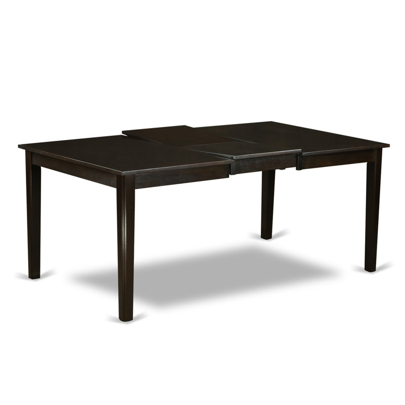 9-Piece Cappuccino Finish Solid Wood Top Dining Table with 8 Chairs with Lattice Back