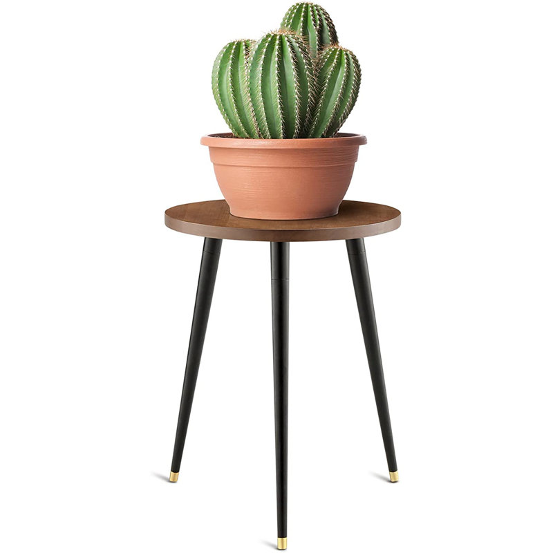 Table de bout à plateau supérieur en bois massif de 16 po de hauteur Iove