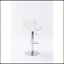 Tabouret de comptoir touffeté à oreilles à hauteur réglable et pivotant moderne pour Kichen Island, ensemble de 2