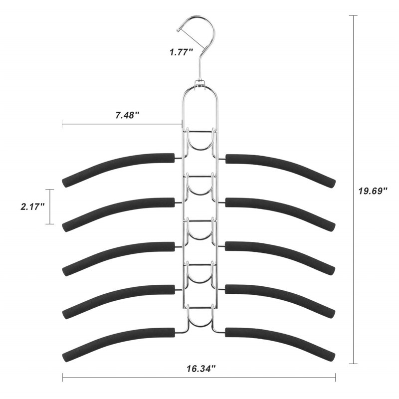 Isaias Metal Multi-Layer Hanger
