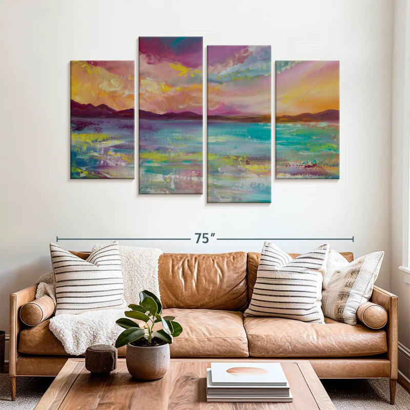 Gillard Rainbow Skies, 42" H x 68" W