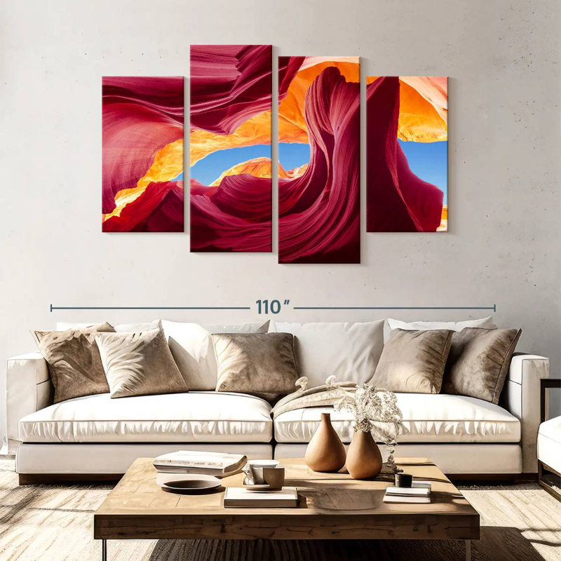 Alvord Abstract Canyon, 54"H x 84"W