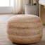 Teele 18" Wide Round Pouf Ottoman-1856333100
