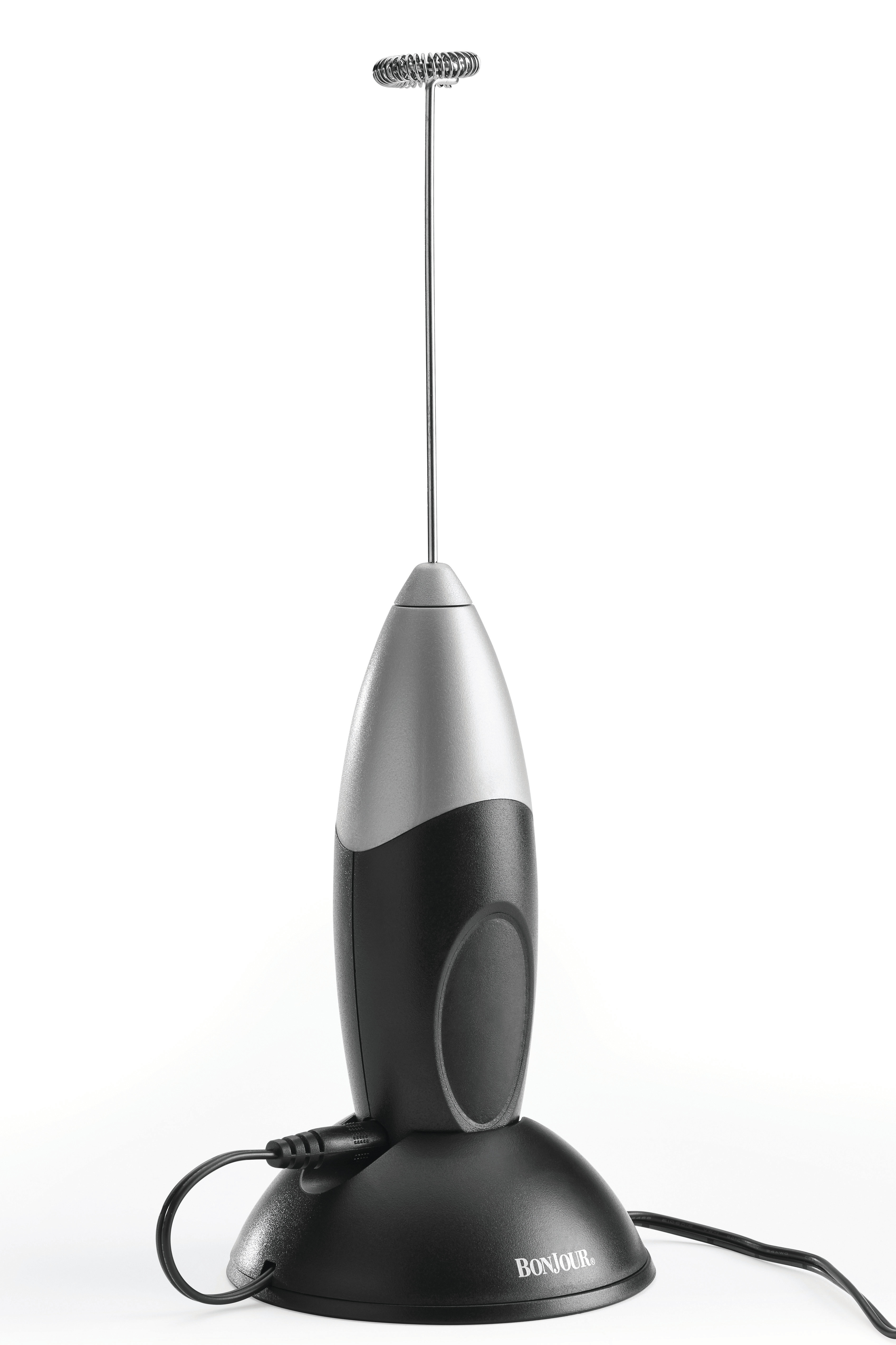 BonJour Rechargeable HandHeld Beverage Manual Milk Frother & Reviews