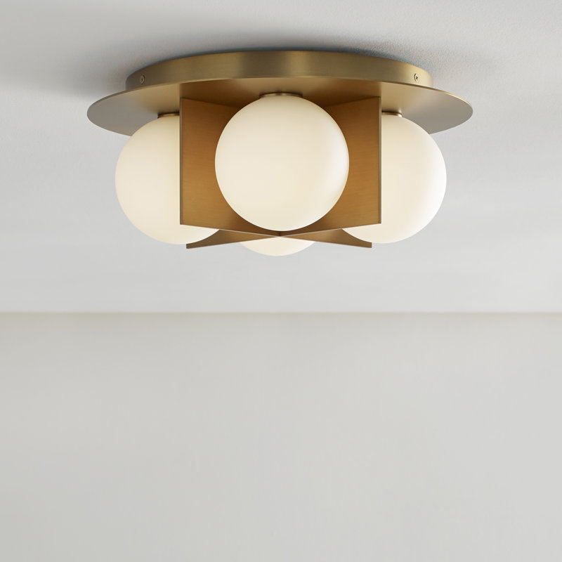 Orbel 4 - Light Flush Mount, Gold, Yes