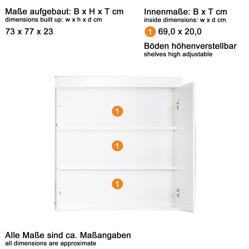 Marvlene Bathroom Storage, Grey