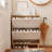31.5 Inch Nordic Style Shoe Storage Cabinet With 2 Flip Drawers, Freestanding Organizer With Solid Wood Legs For Entryway, Narrow Shoe Rack Cabinet (White And Solid Wood Color Matched)