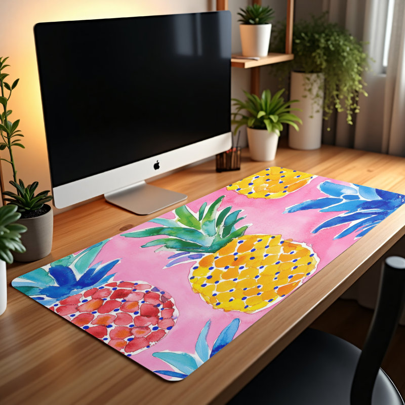 Polyester Desk Pad, 31.5x15.5