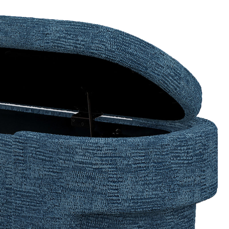 Banc de rangement rembourré Classic, Bleu très foncé